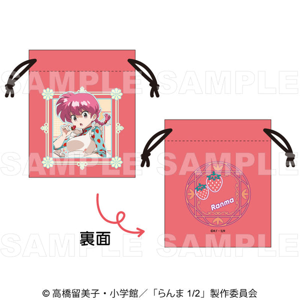 『らんま1/2』ちゃぽんっ! フルーツフレーバー ミニ巾着ポーチ らんま