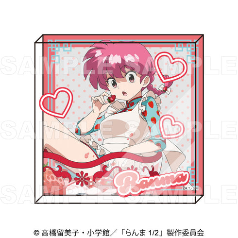 『らんま1/2』ちゃぽんっ! フルーツフレーバー アクリルブロック らんま