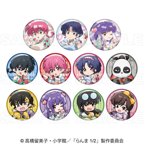 『らんま1/2』ちゃぽんっ! フルーツフレーバー トレーディング缶バッジ【BOX】