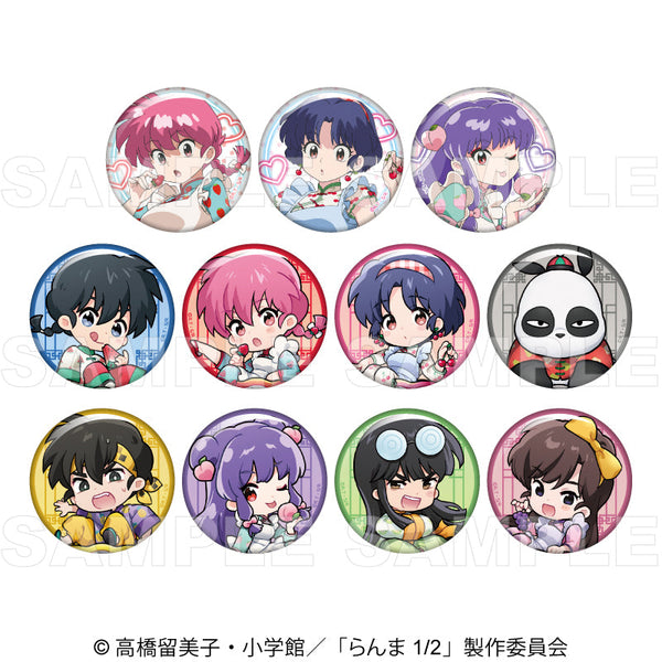 『らんま1/2』ちゃぽんっ! フルーツフレーバー トレーディング缶バッジ【BOX】