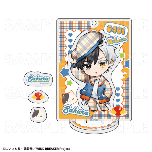 『WIND BREAKER』チェックセーラー アクリルスタンド 桜遥【202512再販】