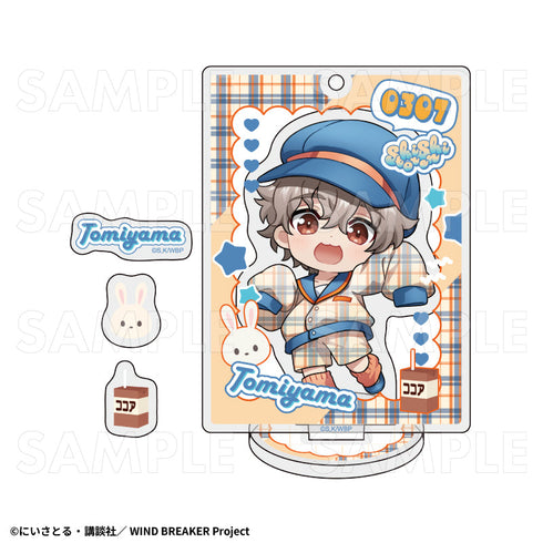 『WIND BREAKER』チェックセーラー アクリルスタンド 兎耳山丁子