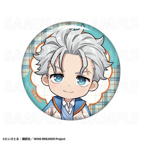 『WIND BREAKER』チェックセーラー トレーディング缶バッジ【BOX】