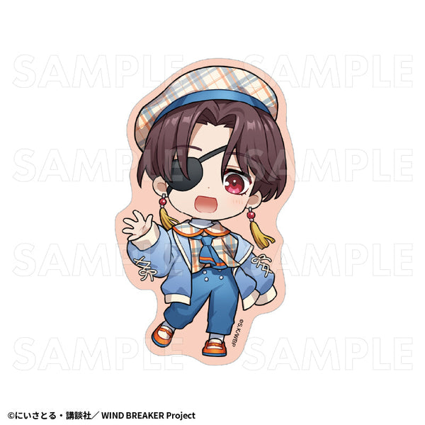 『WIND BREAKER』チェックセーラー ステッカー 蘇枋隼飛
