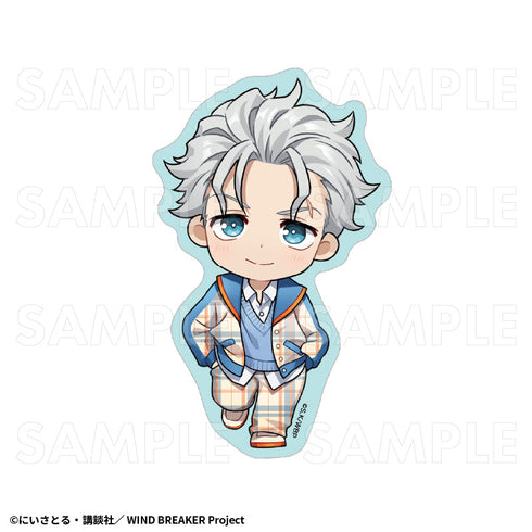 『WIND BREAKER』チェックセーラー ステッカー 梅宮一【202512再販】