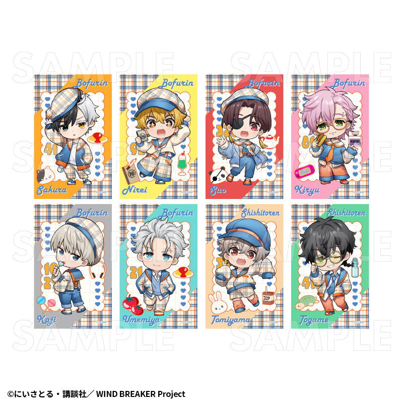 ウィンブレ　原画ミニブロマイド　コンプリート WIND BREAKER』チェックセーラー トレーディングミニブロマイド【BOX