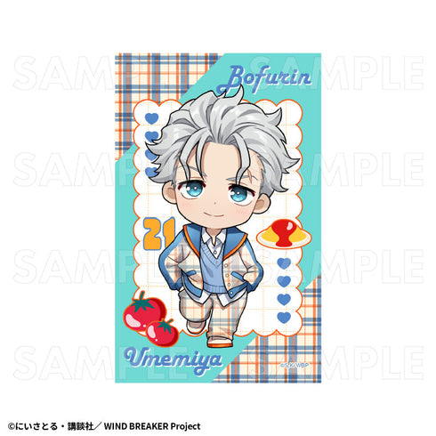 『WIND BREAKER』チェックセーラー トレーディングミニブロマイド【BOX】