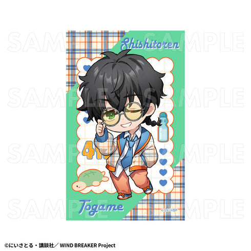 『WIND BREAKER』チェックセーラー トレーディングミニブロマイド【BOX】