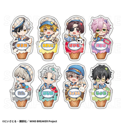 『WIND BREAKER』チェックセーラー トレーディングお名前バッジ【BOX】