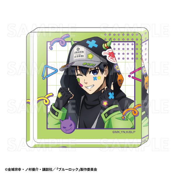 『ブルーロック』でびデコパーカー ミニアクリルブロック 潔世一