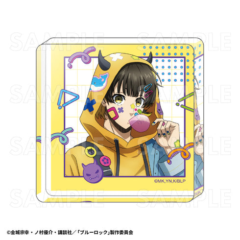『ブルーロック』でびデコパーカー ミニアクリルブロック 蜂楽廻