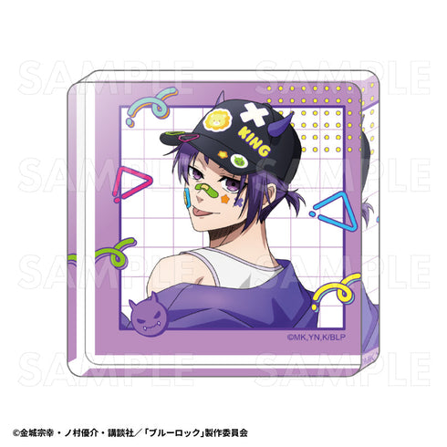 『ブルーロック』でびデコパーカー ミニアクリルブロック 御影玲王