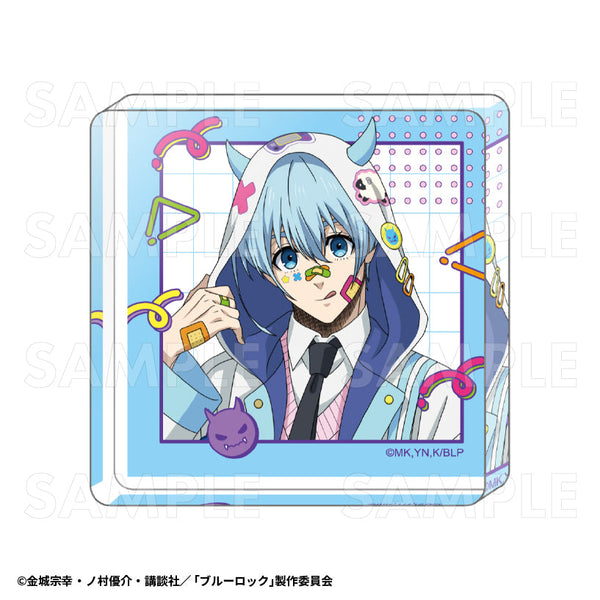 『ブルーロック』でびデコパーカー ミニアクリルブロック 氷織羊