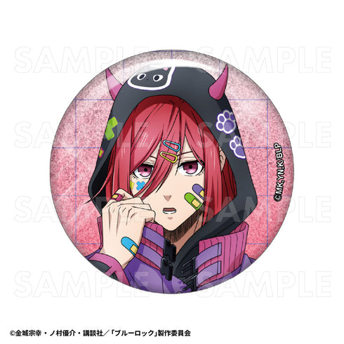 『ブルーロック』でびデコパーカー トレーディンググリッター缶バッジ【BOX】