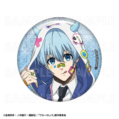 『ブルーロック』でびデコパーカー トレーディンググリッター缶バッジ【BOX】