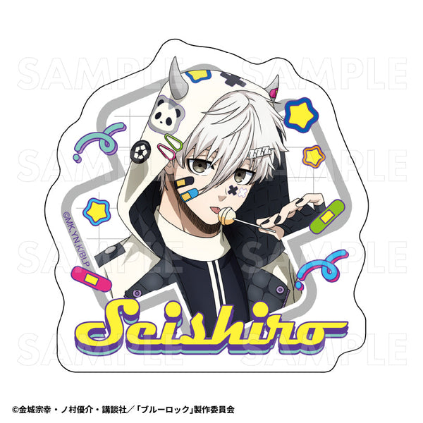 『ブルーロック』でびデコパーカー ダイカットステッカー 凪誠士郎