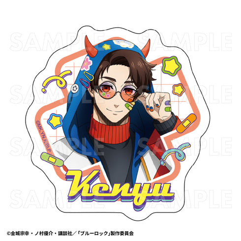 『ブルーロック』でびデコパーカー ダイカットステッカー 雪宮剣優