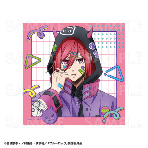 『ブルーロック』でびデコパーカー ミニタオル 千切豹馬