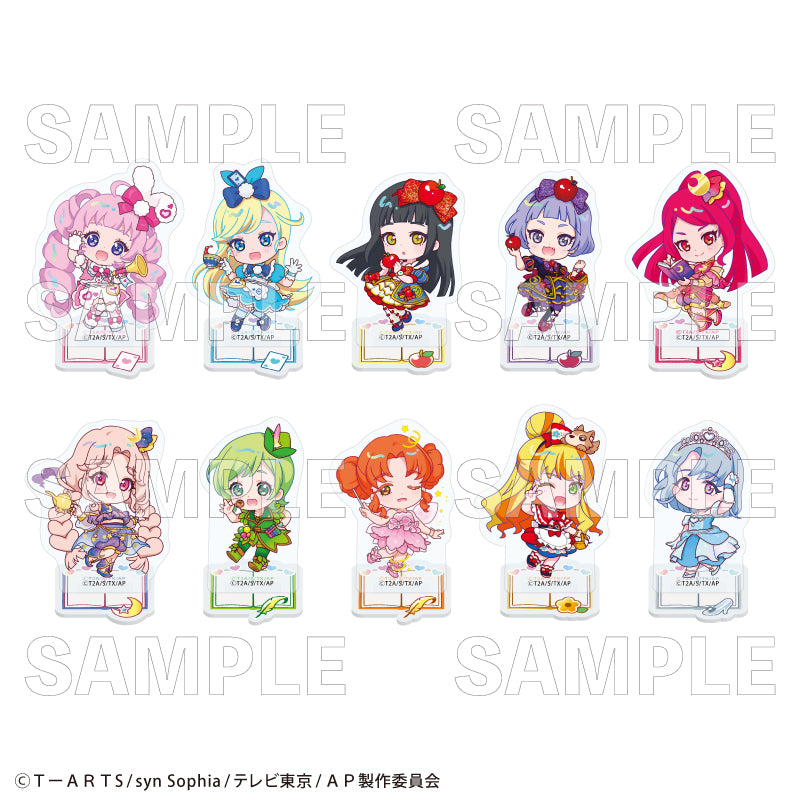 激レア ひみつのアイプリ トレーディングスタンド付き色紙　19.8×9cm ひみつのアイプリ - トレーディングスタンド付き色紙 | AMNIBUS