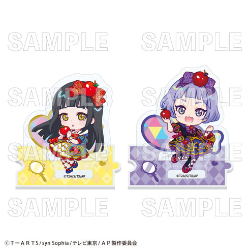 『ひみつのアイプリ』アクリルジオラマ つむぎ&チィ