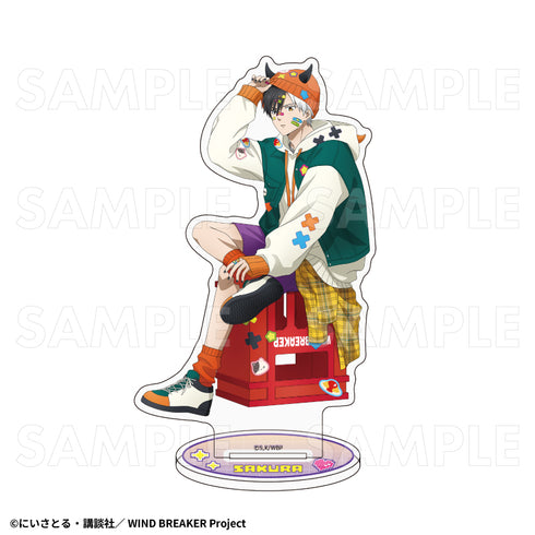 『WIND BREAKER』でびデコパーカー アクリルスタンド 桜遥【202606再販】