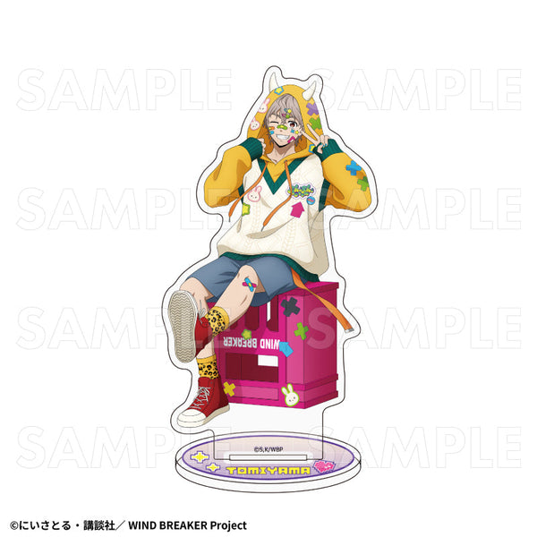 『WIND BREAKER』でびデコパーカー アクリルスタンド 兎耳山丁子