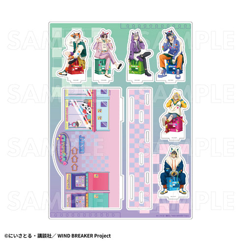 『WIND BREAKER』でびデコパーカー アクリルジオラマ