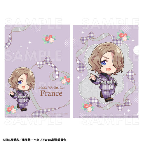 『ヘタリア World☆Stars』バレエコアStyle トレーディングA5クリアファイル【BOX】