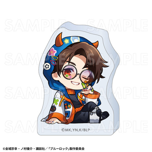 『ブルーロック』でびデコパーカー ちびキャラVer. アクリルブロック 雪宮剣優