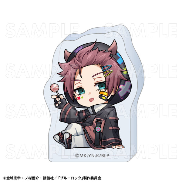 『ブルーロック』でびデコパーカー ちびキャラVer. アクリルブロック 糸師冴