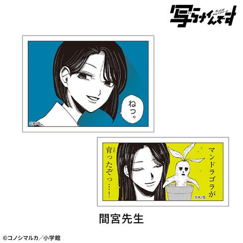 『【写らナイんです】』ゆるコマステッカーセット2枚:間宮先生