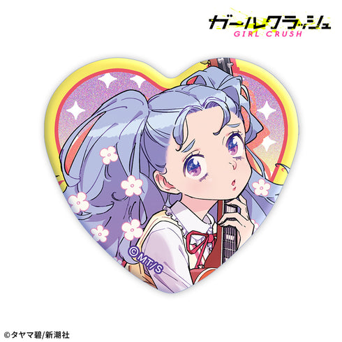 『ガールクラッシュ』トレーディングホログラムハート型缶バッジ【BOX】