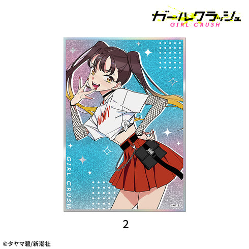 『ガールクラッシュ』アクリル色紙:2
