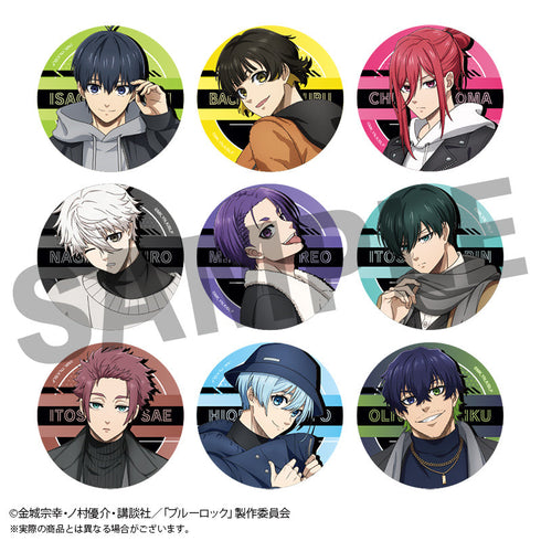 『ブルーロック』トレーディングホログラム缶バッジvol.2 【ラウンドワン 私服ver.】全9種【BOX】