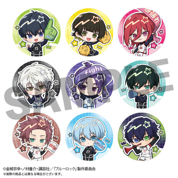 『ブルーロック』トレーディングフレフレ缶バッジ 【ラウンドワン】全9種【BOX】