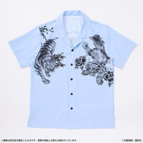 『忍者と極道』極道の入れ墨柄シャツ