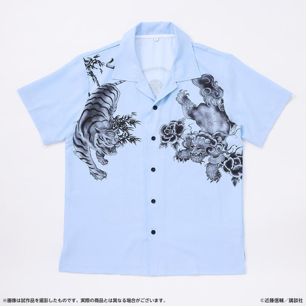 『忍者と極道』極道の入れ墨柄シャツ