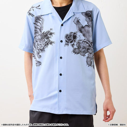 『忍者と極道』極道の入れ墨柄シャツ