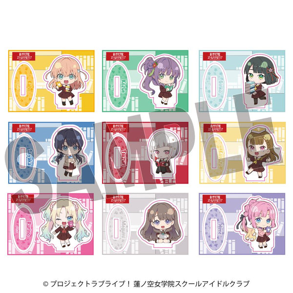 『ラブライブ!蓮ノ空女学院スクールアイドルクラブ×石川県立図書館』TRミニキャラアクリルスタンド(全9種)【BOX】