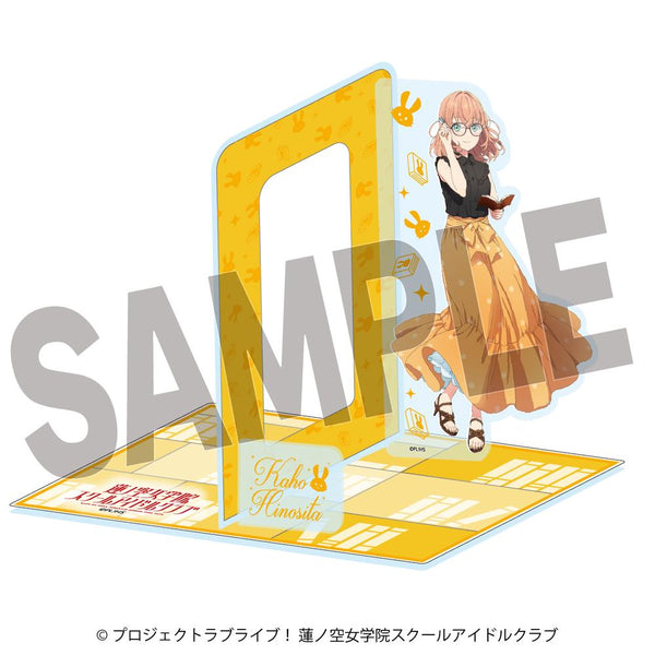 『ラブライブ!蓮ノ空女学院スクールアイドルクラブ×石川県立図書館』ブックエンド 日野下花帆