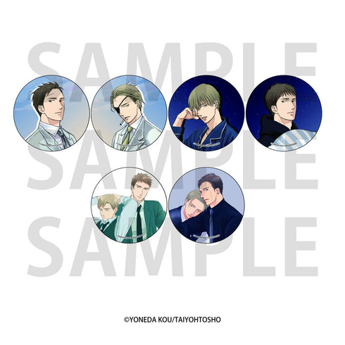 『囀る鳥は羽ばたかない』トレーディングホログラム缶バッジ Day/Night 全6種【BOX】