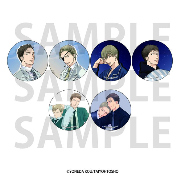 『囀る鳥は羽ばたかない』トレーディングホログラム缶バッジ Day/Night 全6種【BOX】