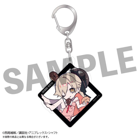 『〈物語〉シリーズ×望月けい』ちびキャラアクリルキーホルダー 忍野 忍