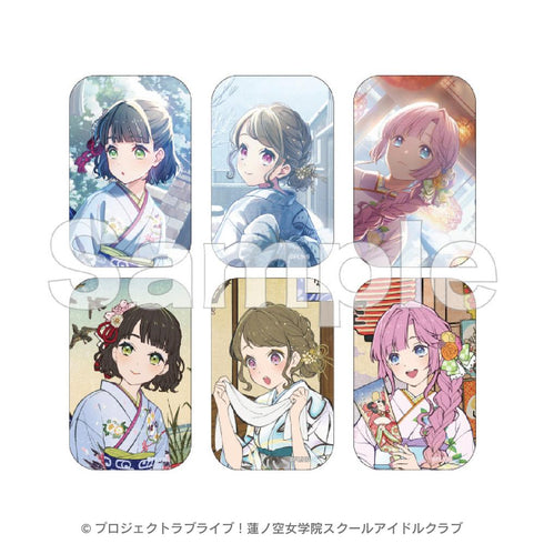 『ラブライブ!蓮ノ空女学院スクールアイドルクラブ』トレーディング和紙風缶バッジ 全6種 【加賀友禅こらぼカードver.】【BOX】