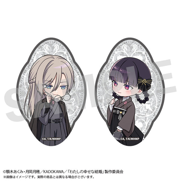 『わたしの幸せな結婚×浅草ロマン館』ちびキャラステッカーセット 冬