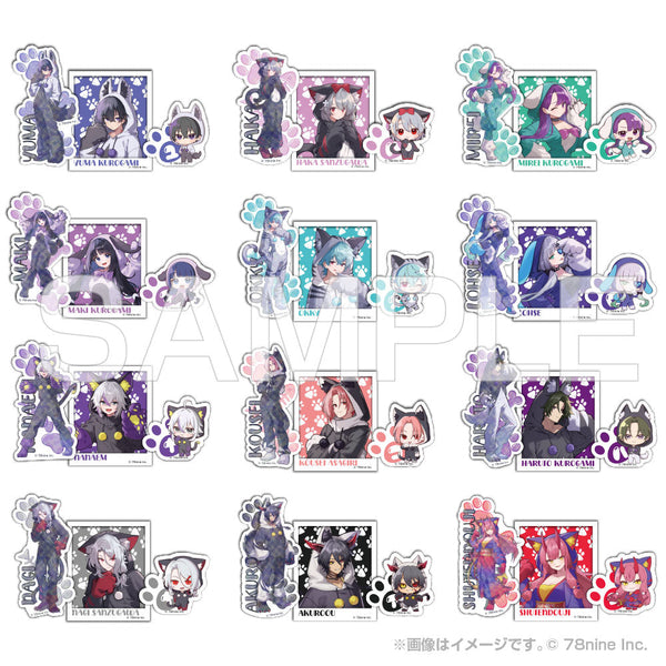 『俺クロ』憑かれた俺と黒神心霊相談所 アニマル着ぐるみ トレーディングステッカー3枚セット(全12種セット)【BOX】