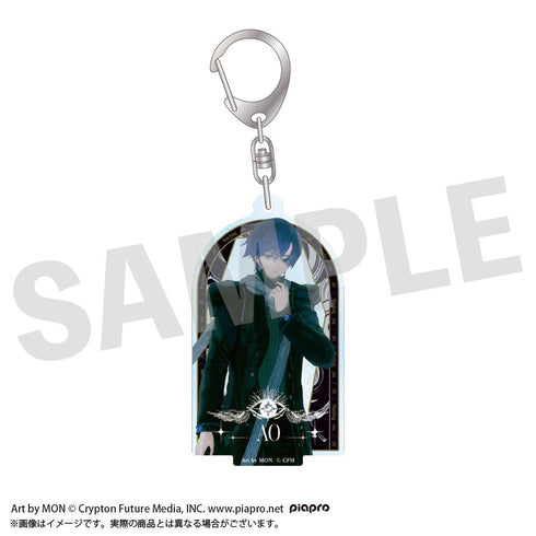 『STEAKA ヲチラレ』初音ミク×オバケン アクリルキーホルダー アオ