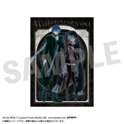 『STEAKA ヲチラレ』初音ミク×オバケン クリアポスター ゼロ&アオ