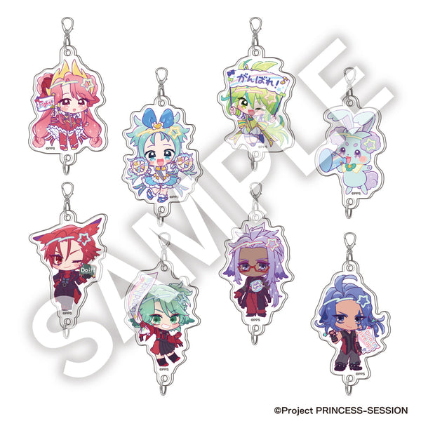 『プリンセッション・オーケストラ』フレフレンズ トレーディングつながるアクリルチャーム 全8種【BOX】