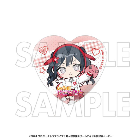 『ラブライブ!虹ヶ咲学園スクールアイドル同好会』ハート型缶バッジセット 優木せつ菜